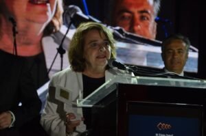 Ana Amitrano, de bodega Familia Zuccardi ganadora del premio “Ejecutivo del año”.