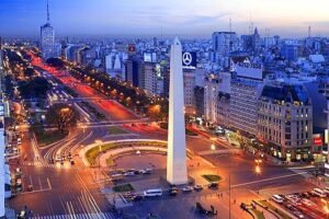 El Obelisco se viste de vino: la argentinidad al palo