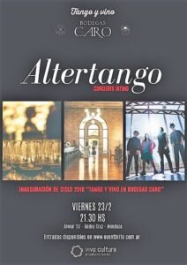 Viernes de tango en Bodegas Caro