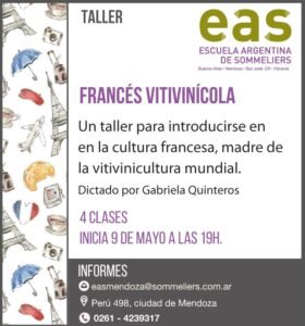 Curso de francés vitivinícola en la Escuela Argentina de Sommeliers