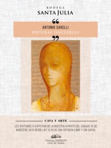 Antonio Sarelli expone en la Cava de Arte de Bodega Santa Julia