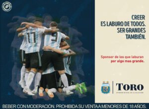 Toro, sponsor oficial de la Selección Argentina en la Copa América