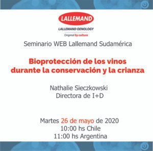 26/5 11hs Bioprotección de vinos durante la conservación y la crianza