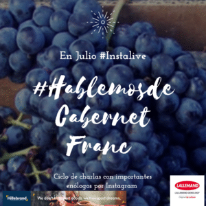 #Hablemosde Cabernet Franc, próximos instalive en Julio