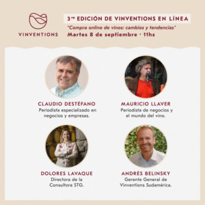 8/9 Charla de Vinventions en línea: Compra online de vinos, cambios y tendencias