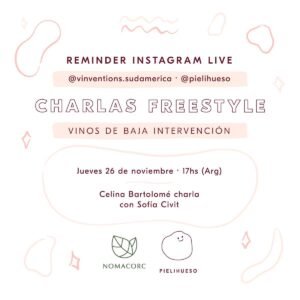 Vinventions invita a participar de sus charlas Freestyle en IG Live