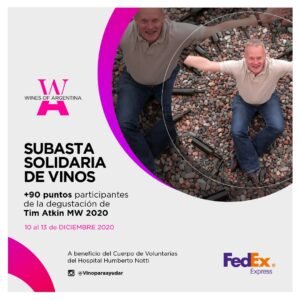 WofA organiza una subasta de vinos premiados por Tim Atkin para ayudar a Fundación Notti