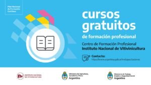 El INV brindará la segunda edición de los cursos del Programa de Formación Vitivinícola