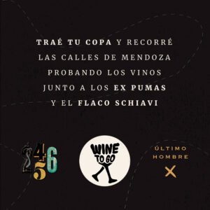 Llega a Mendoza “Wine To Go”, una feria de vinos al paso con la presencia del Flaco Schiavi y ex jugadores de los Pumas
