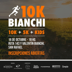 Bodegas Bianchi presenta la 3° edición de la carrera solidaria 10K