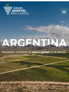 El vino a granel de Argentina tiene su propio sitio web