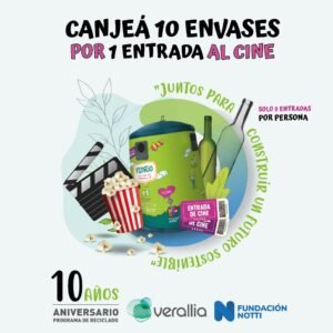 Verallia Argentina celebra 10 años de su Programa de Reciclado de Vidrio