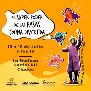“El super poder de las pasas. Cocina divertida” un encuentro infantil en La Enoteca