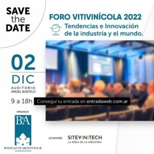 Con nuevo formato vuelve el Foro Anual Vitivinícola de Bodegas de Argentina