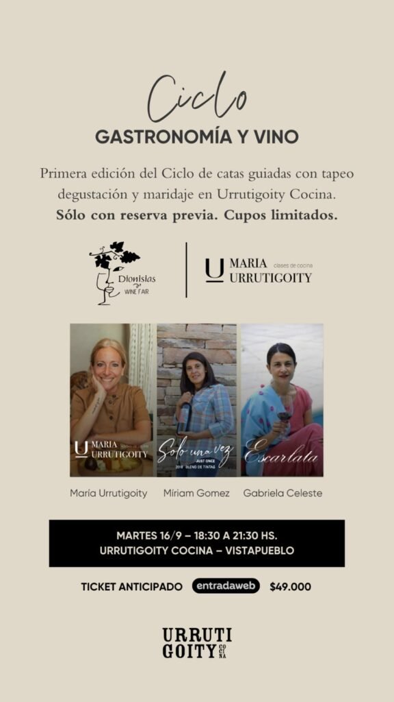 Comienza el Ciclo Dionisias & Urrutigoity Cocina