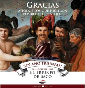 En el Triunfo de Baco estamos de cumpleaños!