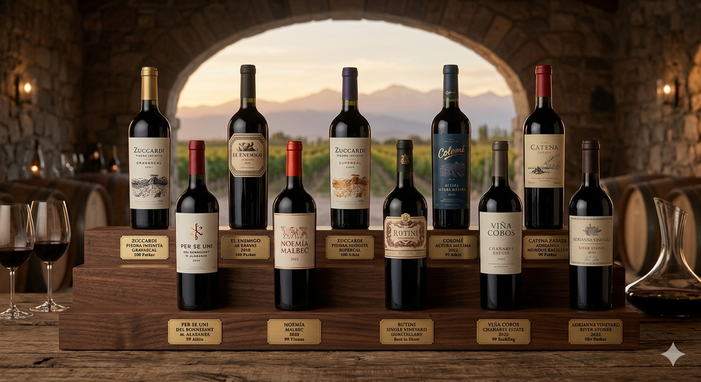 Día Mundial del Malbec: top 10 de los que recibieron mejores puntajes entre 2024 y 2026