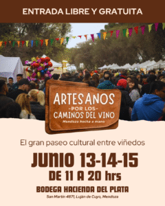 Llega la primera edición de “Artesanos por los Caminos del Vino” a Bodega Hacienda del Plata