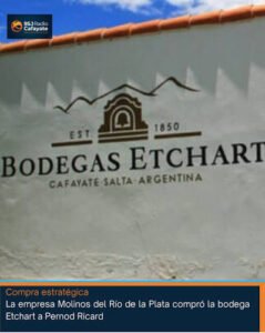 Molinos compra una de las bodegas más emblemáticas de Cafayate y se afianza aún más en el negocio vitivinícola